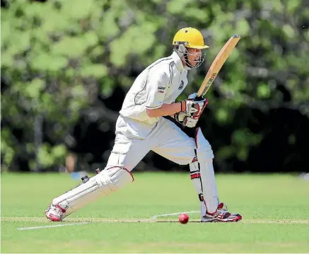  ?? DAVID JOSEPH / PHOTOTEK.NZ ?? Takapuna’s Daniel Ter Braak scored 120 in his club’s first innings victory over Papatoetoe.