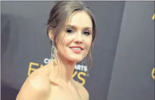  ?? AP PHOTO ?? Erinn Hayes arrives at night two of the Creative Arts Emmy Awards at the Microsoft Theater in this Sept. 11 file photo, in Los Angeles. Hayes’s recently announced departure from the Kevin James comedy “Kevin Can Wait” has sparked shock and outrage...