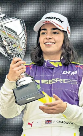  ?? ?? Golden girl: Jamie Chadwick at Hockenheim in May 2019, and Alice Powell (below)