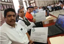  ?? JOSÉ LUIS TAPIA ?? El Inadem ha dado nuevos equipos a dueños de negocios en la región.