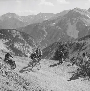  ??  ?? Below — Cycling’s rich history offers an endless source of nostalgia for riders and fans alike