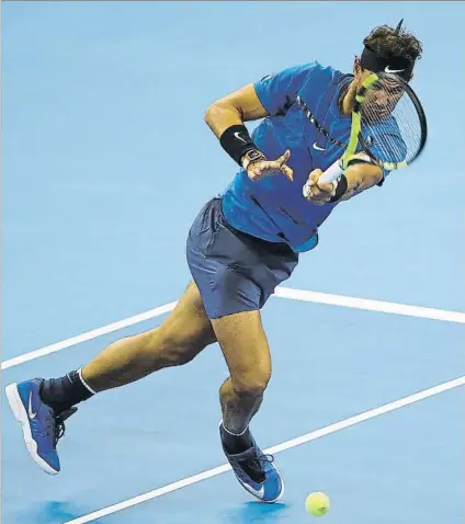  ?? FOTO: GETTY ?? Rafa Nadal, tras remontada ante Lucas Pouille en primera ronda. El nº 1 mundial salvó dos puntos de partido para estar en octavos