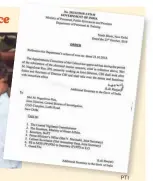  ?? PTI ?? M. Nageswara Rao stands accused of trying to kill an active graft case and misappropr­iating Rs30 million.