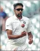  ??  ?? Off-spinner Ashwin finished with 3-57 in the first Innings