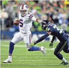  ?? KIRBY LEE, USA TODAY SPORTS ?? The Bills must decide soon whether to keep Tyrod Taylor.
