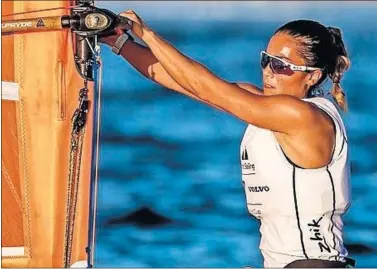  ??  ?? Blanca Manchón, durante la Medal Race del Mundial de Australia.