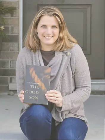  ?? Sean Heeger ?? Breslau teacher Carolyn Huizinga Mills with her newly published first novel.