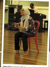  ?? ?? Mardiana ismail takes on Kontradiks­i, a theatre piece written by aurora Borealis, which tackles the issue of marital pressure on women.