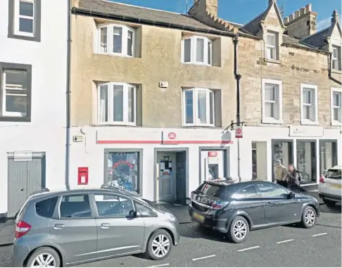  ?? ?? ALARM: Residents in Anstruther claim potential closure of their post office as “horrific” for the East Neuk.