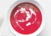  ?? ?? Beet soup can be served warm or chilled.