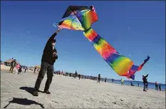  ?? Hearst Connecticu­t Media file photo ?? The annual Kite Flying Festival will be at Greenwich Point Park from 11 a.m. to 1 p.m. Saturday. Bring your own kite and find space along the beach.