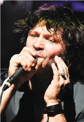  ?? PHOTO AFP ?? Bertrand Cantat lors d’un spectacle à La Rochelle, en mars.