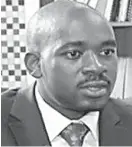  ??  ?? Mr Nelson Chamisa