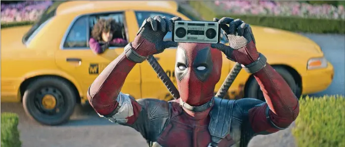  ?? CONTRIBUTE­D BY TWENTIETH CENTURY FOX ?? Ryan Reynolds stars as Deadpool in “Deadpool 2.”