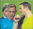  ?? FOTO: PERE PUNTÍ ?? Neuer, baja Ter Stegen le releva