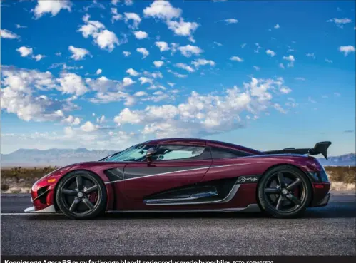  ?? FOTO: KOENIGSEGG ??