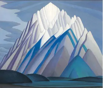  ?? THE CANADIAN PRESS/HEFFEL FINE ART AUCTION HOUSE ?? The Lawren Harris painting Mountain Forms. Steve Martin’s co-curating of a show on Harris’s work brought unpreceden­ted global attention to the Group of Seven artist.