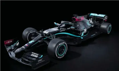  ??  ?? Mercedes’ black livery will be seen for the first time at the Austrian Grand Prix this weekend.Photograph: Mercedes/PA