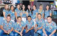  ??  ?? Carmen Consuegra, Liliana García, Betsy Mercado, Consuelo De Ávila, Andrea Guio, Mónica Consuegra, Dayana Percia, Jannina Jiménez, Jaider Caballero, Oswaldo Moreno, Carlos Meza, Luis Celín y Esneider Mercado.