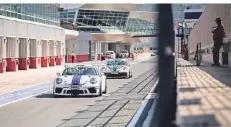 ?? FOTO: FAST-MEDIA ?? Julian Hanses startete beim Porsche Sprint Cup in Dubai.