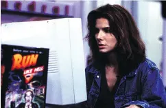  ?? — JOYCE RUDOLPH ?? Sandra Bullock plays a young woman whose identity is stolen in the 1995 film The Net.