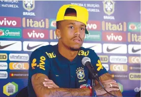  ??  ?? Éder Militão pode estrear-se na próxima madrugada pelo Brasil