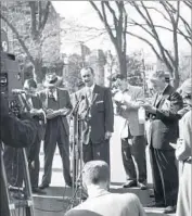  ?? PhotoQuest ?? AS A SENATOR, Lyndon B. Johnson supported the rule that says tax-exempt nonprofits could lose their tax status if they got involved in partisan politics.