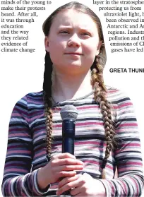  ??  ?? GRETA THUNBERG