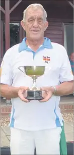  ??  ?? Barham men’s champion Colin Smith