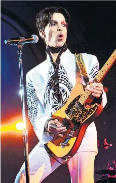  ?? Foto: AFP/Guay ?? Multiinstr­umentalist Prince: am Ende zu stur für einen Superstar.