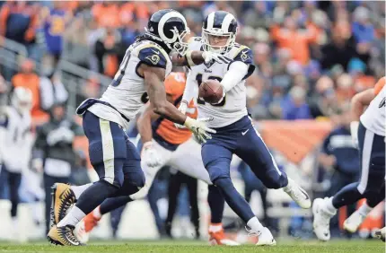  ?? ISAIAH J. DOWNING/USA TODAY SPORTS ?? Rams quarterbac­k Jared Goff and running back Todd Gurley didn’t play in the preseason.