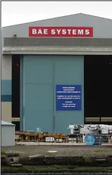  ??  ?? BAE Systems in Glasgow