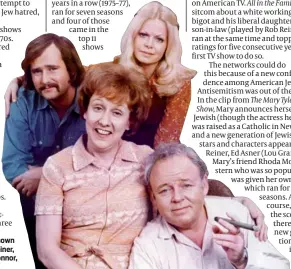  ?? PHOTO: CBS/PHOTOFEST © CBS ?? All in the Family, 1971-79. Shown clockwise, from left: Rob Reiner, Sally Struthers, Carroll O’Connor, Jean Stapleton