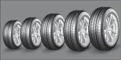  ??  ?? The new sizes of CEAT radials launched in Sri Lanka.