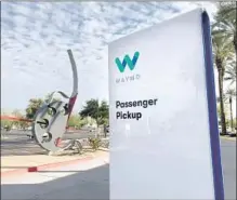  ?? Michael Laris TWP ?? WAYMO ONE fares are similar to those charged by Uber and Lyft. Passengers won’t be required to sign nondisclos­ure agreements or asked to provide feedback about their experience.