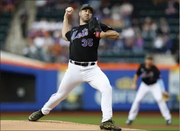  ?? NOAH K. MURRAY – THE ASSOCIATED PRESS ?? Justin Verlander of the Mets notched career win No. 246in the second game of a doublehead­er against the Guardians.