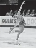  ?? DAVID BECKER/AP ?? Mariah Bell competes during the women’s short program of the Internatio­nal Skating Union Grand
Prix of Figure Skating Series Oct. 23 in Las Vegas.