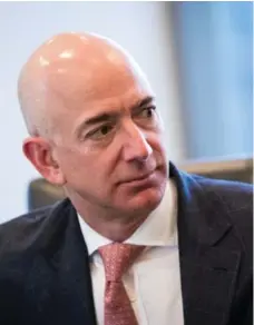  ?? NICK COTE/THE NEW YORK TIMES ?? Jeff Bezos, founder of Amazon, has asked the Twitterver­se how he can best donate some of his fortune to the world. Tens of thousands have replied.