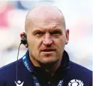  ??  ?? Belief: Gregor Townsend