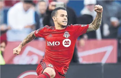  ?? FRANK GUNN THE CANADIAN PRESS ?? Sebastian Giovinco drew “zero” interest from traditiona­l soccer countries after hearing his contract demands, says TFC’s president.