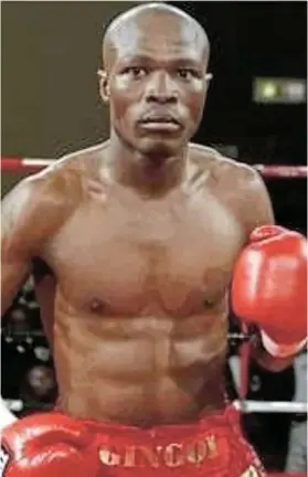  ?? ?? RING RETURN: Asanda Gingqi will defend his SA title against Jeff Magagane in Johannesbu­rg on Sunday