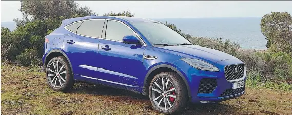  ?? BRIAN HARPER/DRIVING ?? New for 2018, the E-Pace — baby brother to the F-Pace — becomes the new gateway to the Jaguar brand, starting at $42,700.