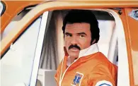  ??  ?? Hollywood retelling: Burt Reynolds at the wheel in 1981’s Cannonball Run