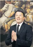  ?? Foto: Reuters / Alessandro Bianchi ?? Matteo Renzi steht in der Kritik, linke Ideale verraten zu haben.
