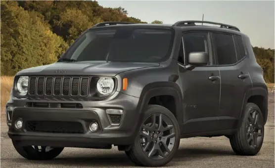  ?? ?? The Jeep Renegade is a sign of style for urbanities.