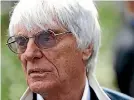  ??  ?? Bernie Ecclestone has been at the top of F1 for 39 years.