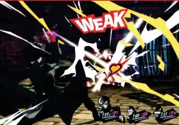  ??  ?? Above Traps aren’t uncommon in Persona 5’s hand-crafted dungeons. Using “Third Eye” helps flag up potential danger.