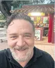  ?? ?? Crowe posts a selfie with the message: ‘Lost in Bangkok, part 2’ in reference to the once-popular movie ‘Lost in Thailand’.