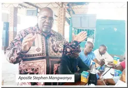  ?? ?? Apostle Stephen Mangwanya