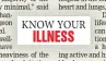  ?? ?? KNOW YOUR ILLNESS